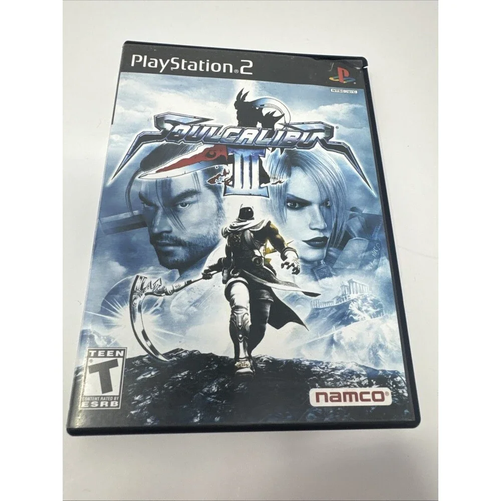 Soul Calibur III (Sony PlayStation 2, 2005) Game CIB Case, Game, Manual Black
